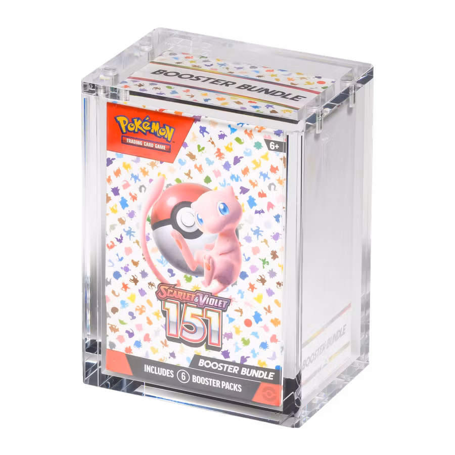 The Acrylic Box Akrylmonter för Pokémon Booster Bundle – V1
