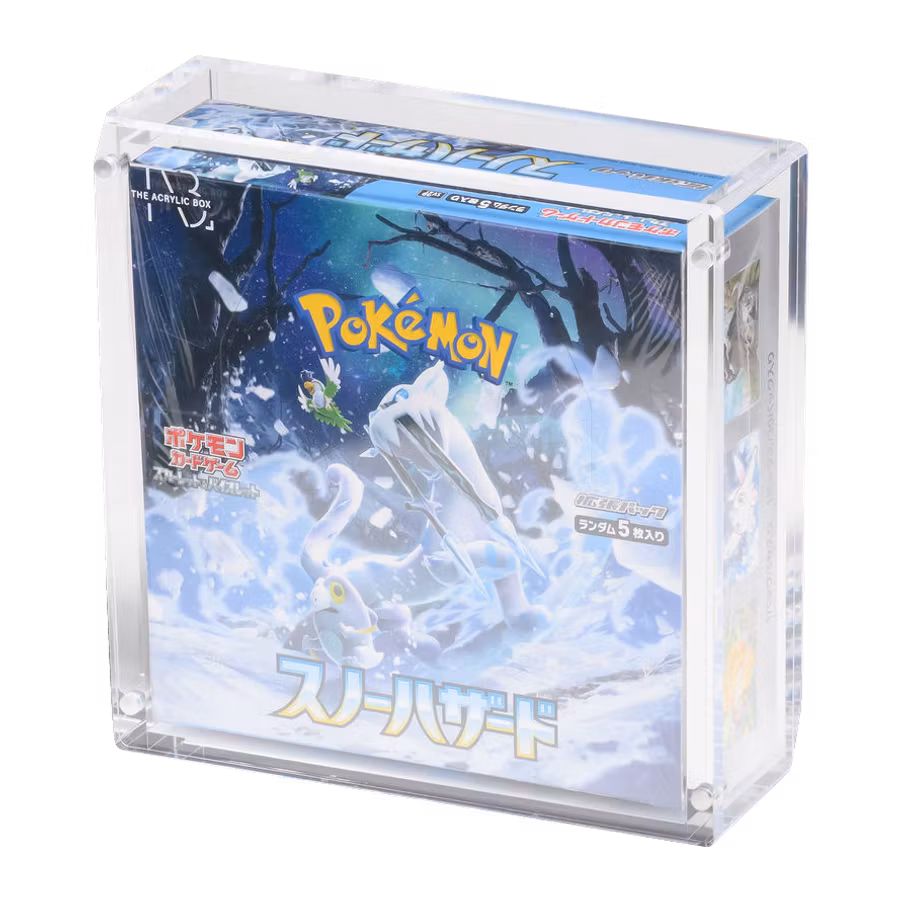 The Acrylic Box Akrylmonter för japansk Pokémon boosterbox – Regular