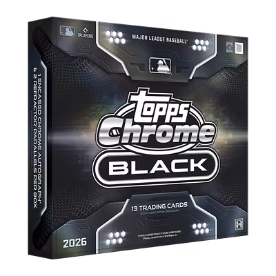 2026 Topps Chrome Black Baseball – Hobby Box