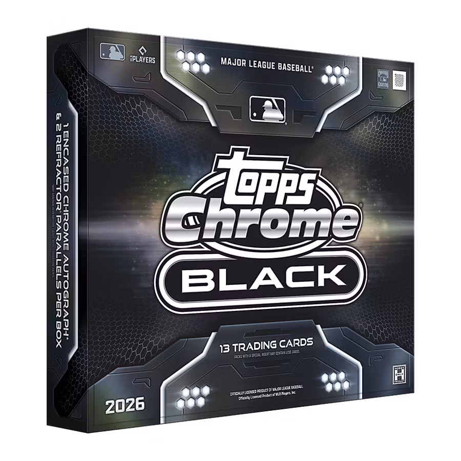 2026 Topps Chrome Black Baseball – Hobby Box