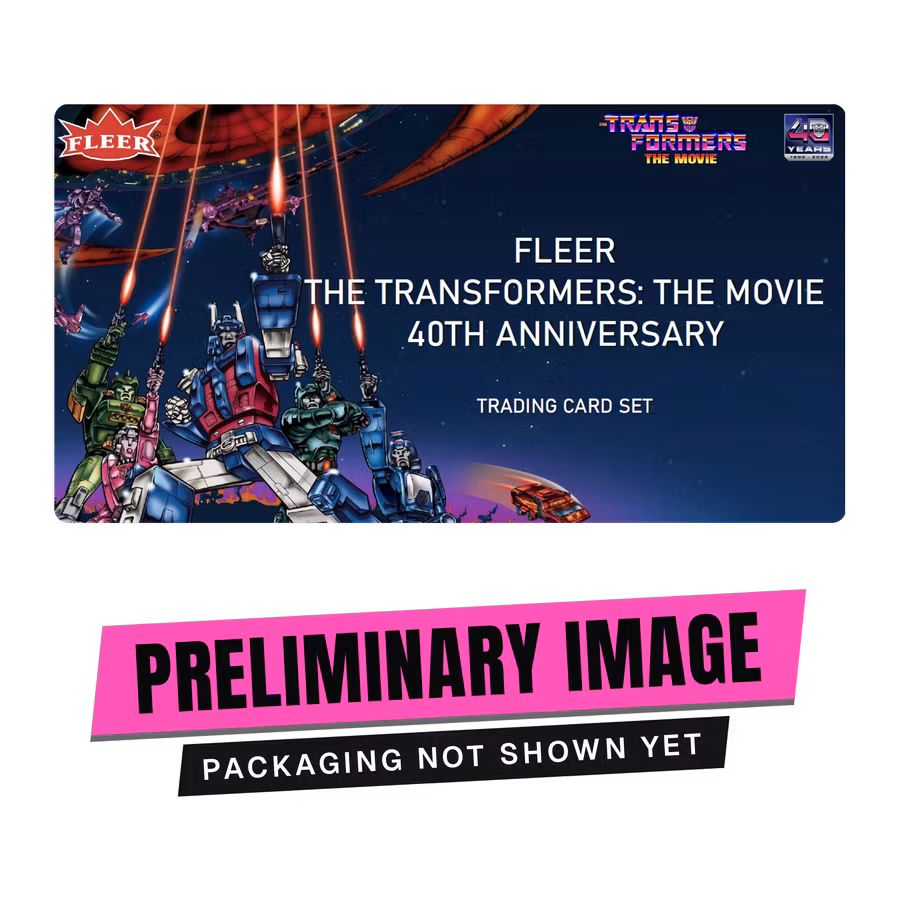 2026 Upper Deck Fleer Transformers: The Movie 40th Anniversary – Hobby Box