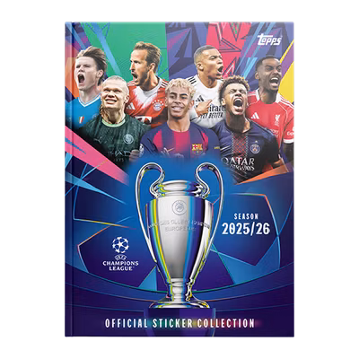 Topps Champions League Stickers 25/26 – Hardcover Album