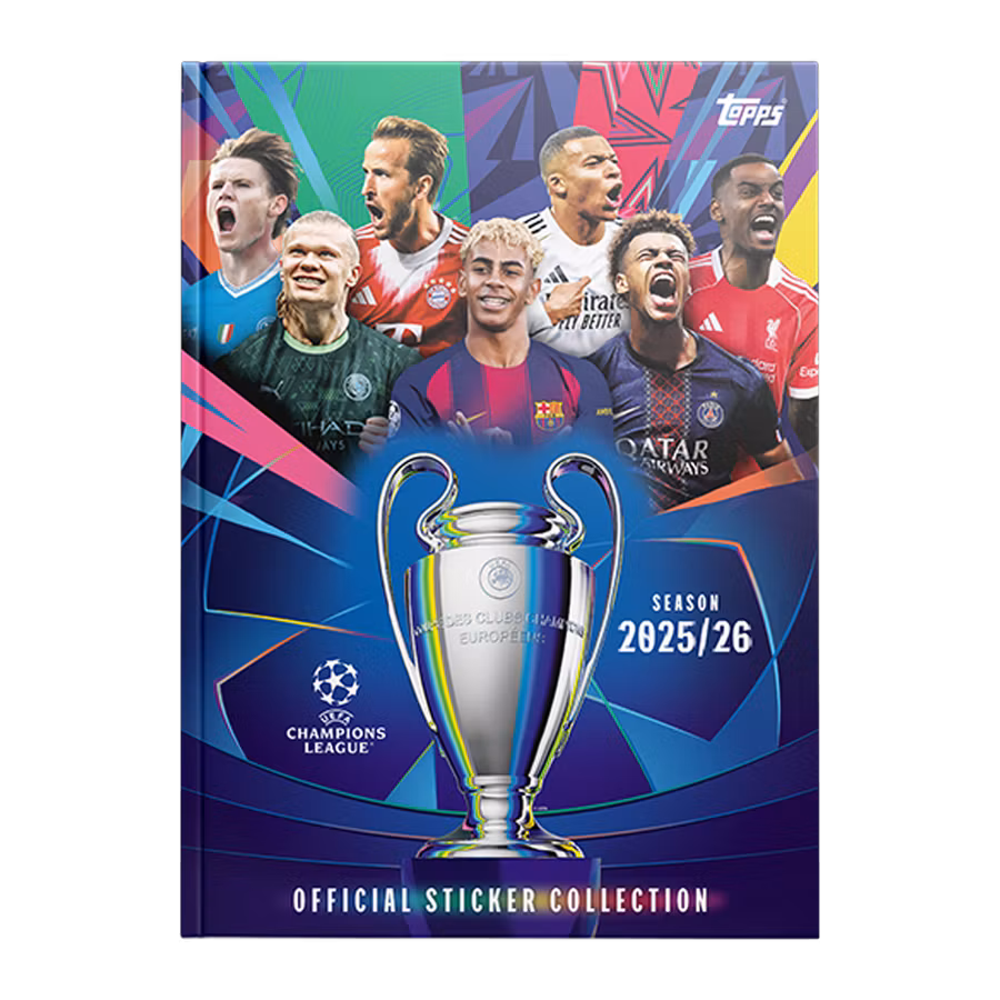 Topps Champions League Stickers 25/26 – Hardcover Album