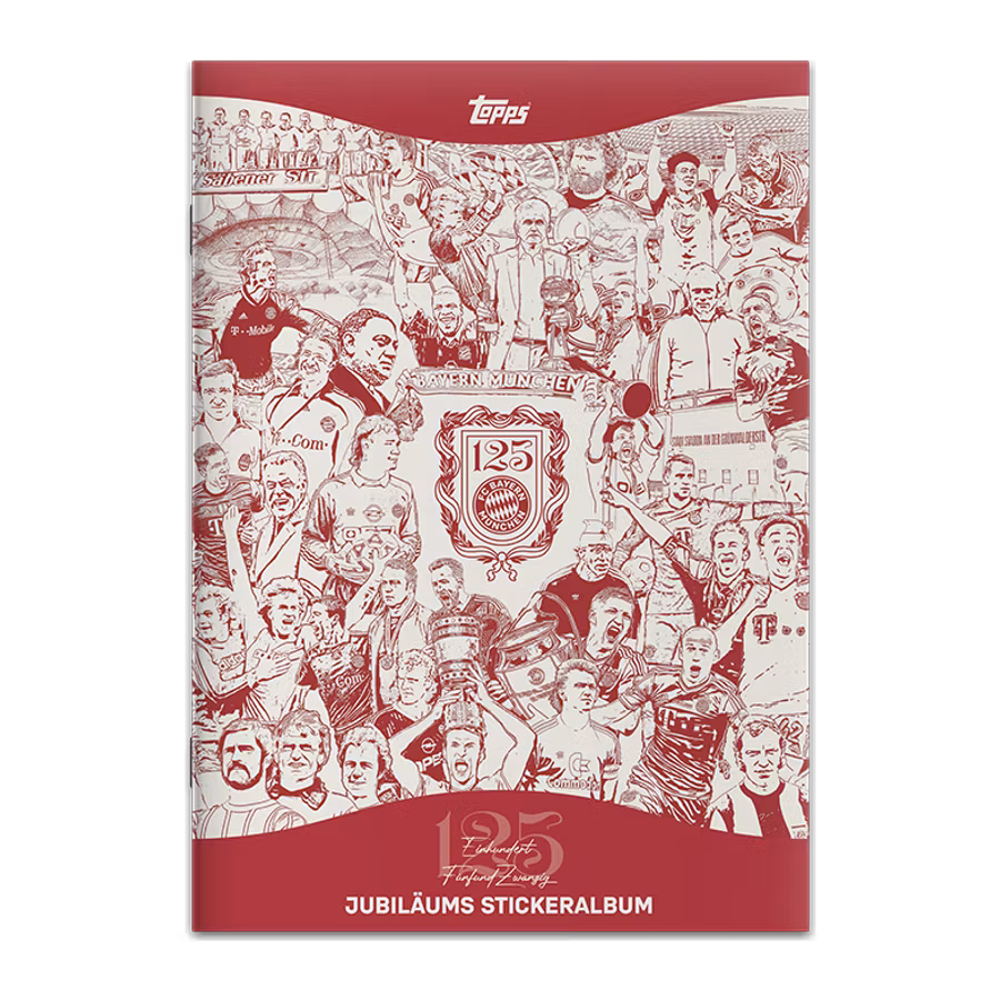 Topps FC Bayern München 125 Jahre Sticker 2025 – Sticker Album