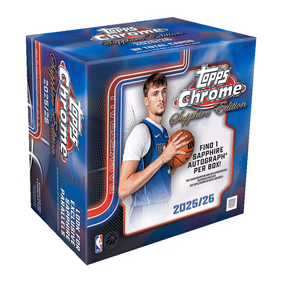 2025-26 Topps Chrome Basketball Sapphire – Hobby Box