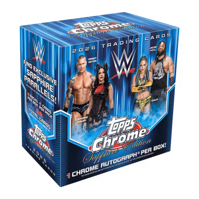 2026 Topps Chrome WWE Sapphire – Hobby Box