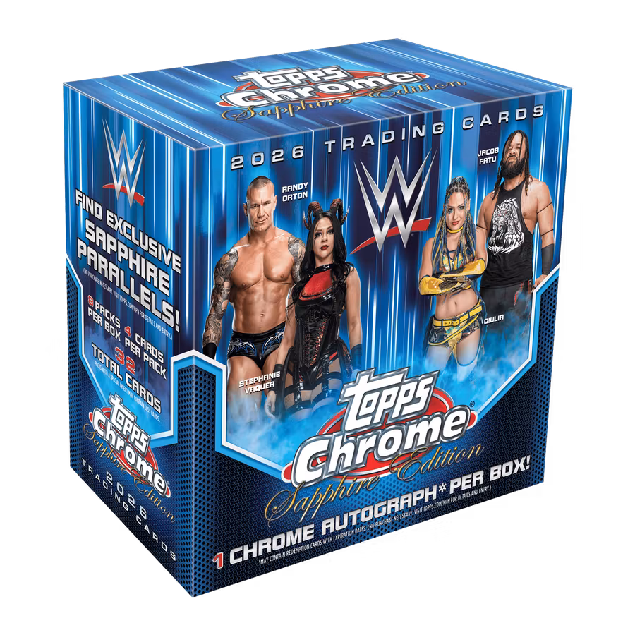 2026 Topps Chrome WWE Sapphire – Hobby Box