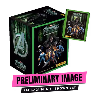Panini Avengers: Doomsday Worlds Collide Sticker & Trading Cards – Eco Blister med 7 paket