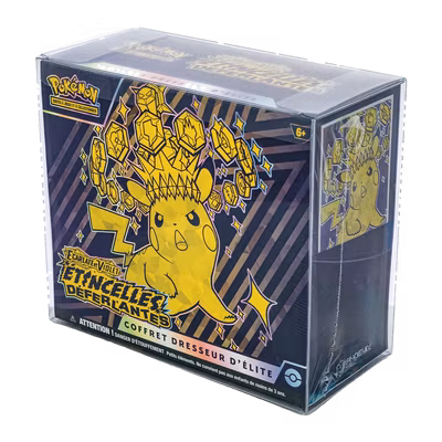 Phoenix Shield Crystal Box Protec för Pokémon Elite Trainer Box – 6-pack