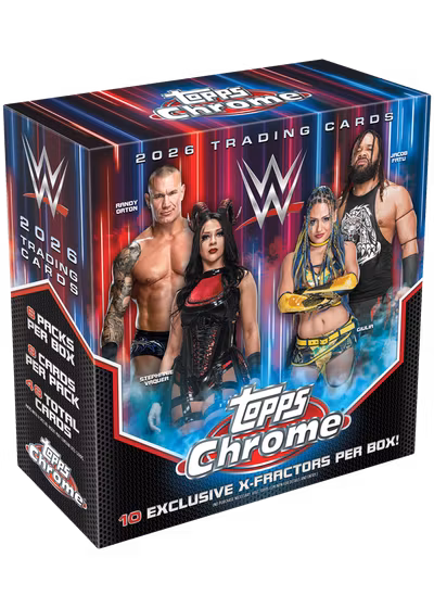 Topps Chrome WWE 2026 – Mega Box