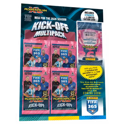 Panini FIFA 365 Adrenalyn XL 2026 – Kick-Off Multipack