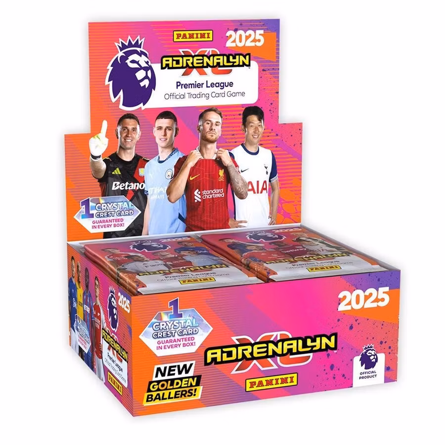 Panini Premier League Adrenalyn XL 2025 – Display med 36 paket
