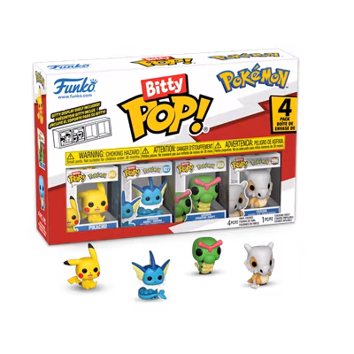 Funko Bitty Pop! Pokémon Series 1 – 4-Pack