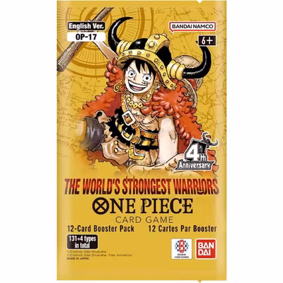 One Piece Card Game BOOSTER PACK -THE WORLD’S STRONGEST WARRIORS- [OP-17]