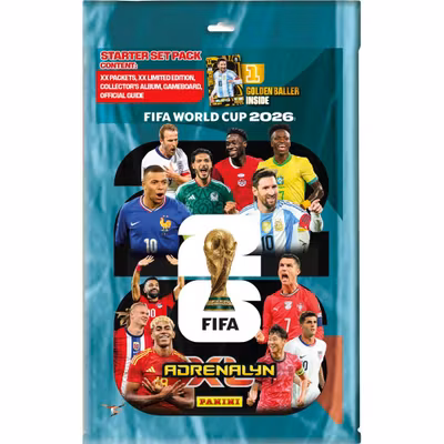 Panini FIFA World Cup 2026 Adrenalyn XL – Starter Pack (Nordic Edition)