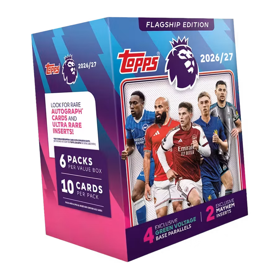 2026/27 Topps Premier League Soccer Blaster Pack – Booster