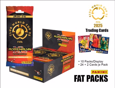Panini FIFA Club World Cup 2025 Adrenalyn XL – Fat Pack, kartong om 10