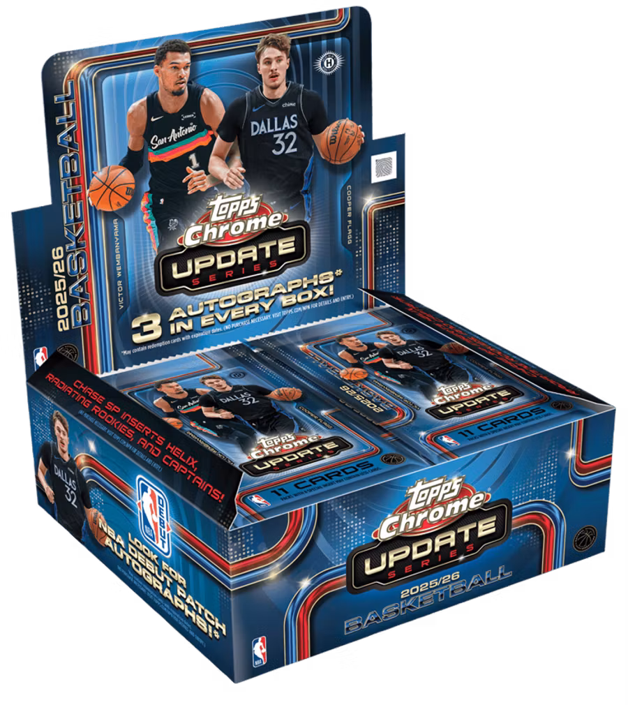 2025-26 Topps Chrome Update Series Basketball – Jumbo Box