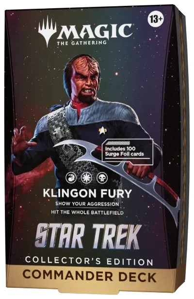 Magic: The Gathering Star Trek – Collector's Edition Commander Deck: Klingon Fury