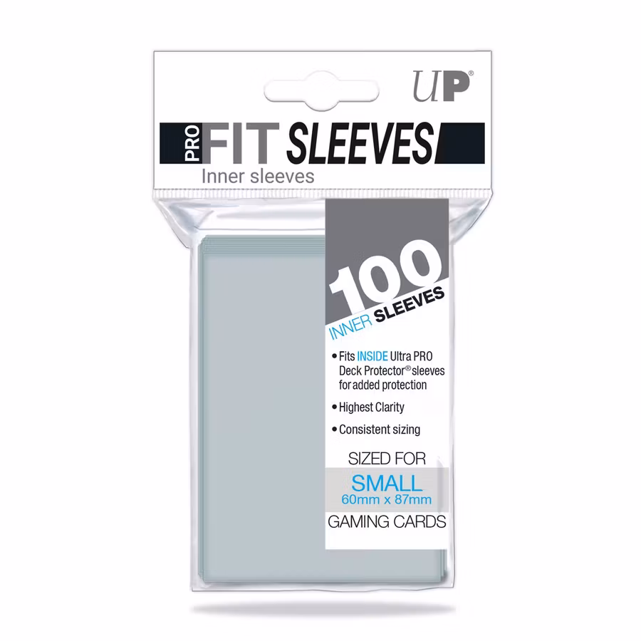 Ultra Pro PRO-Fit Inner Sleeves Small Size – 100-pack