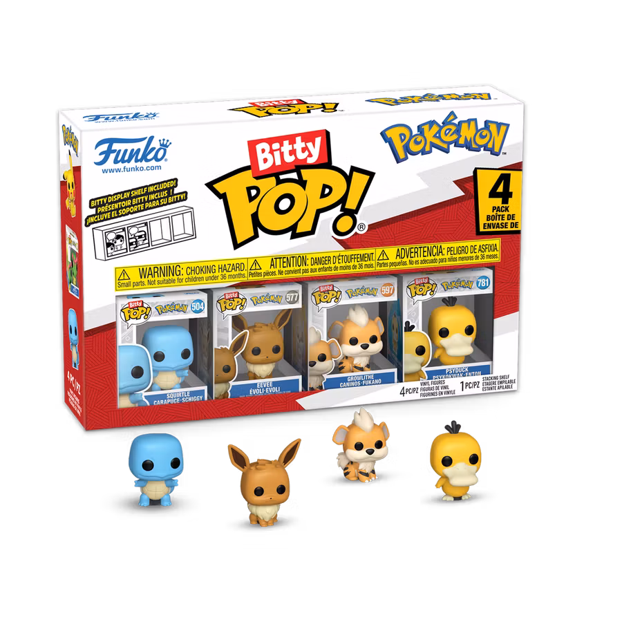 Funko Bitty Pop! Pokémon Series 4 – 4-Pack