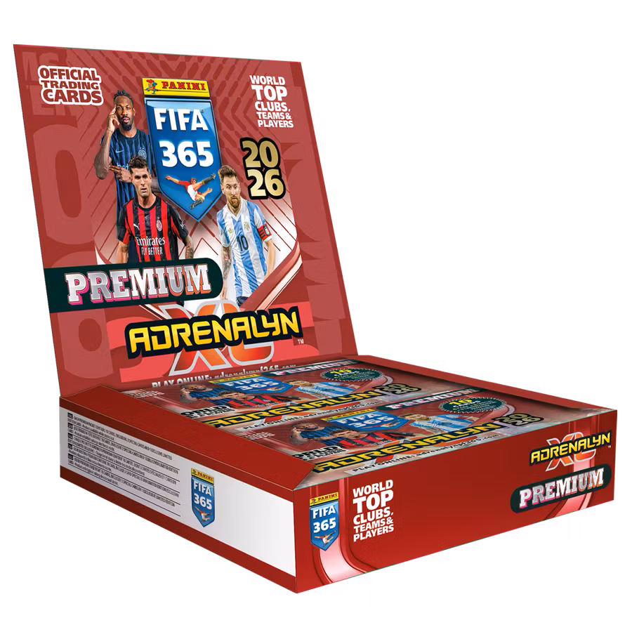 Panini FIFA 365 Adrenalyn XL 2026 – Premium Box med 10 paket