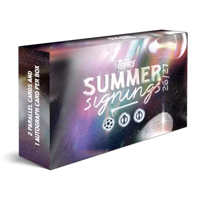 2026-27 Topps Summer Signings UEFA Club Competitions Soccer Hobby Box