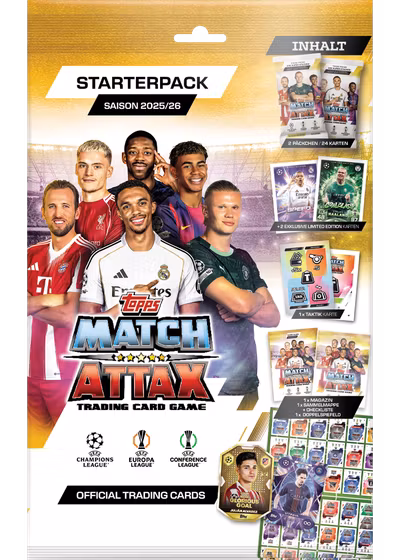 Topps Match Attax Champions League 2025/26 – Starter Pack