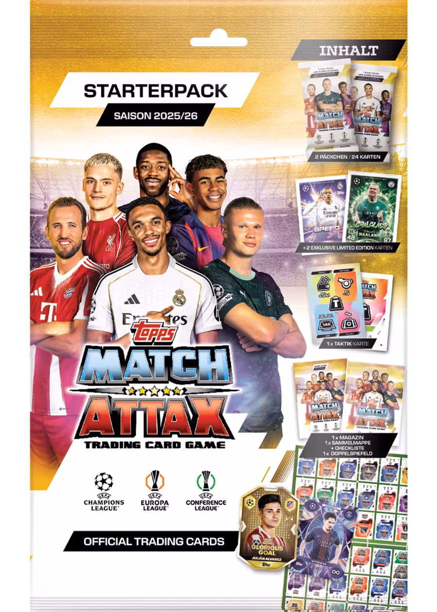 Topps Match Attax Champions League 2025/26 – Starter Pack