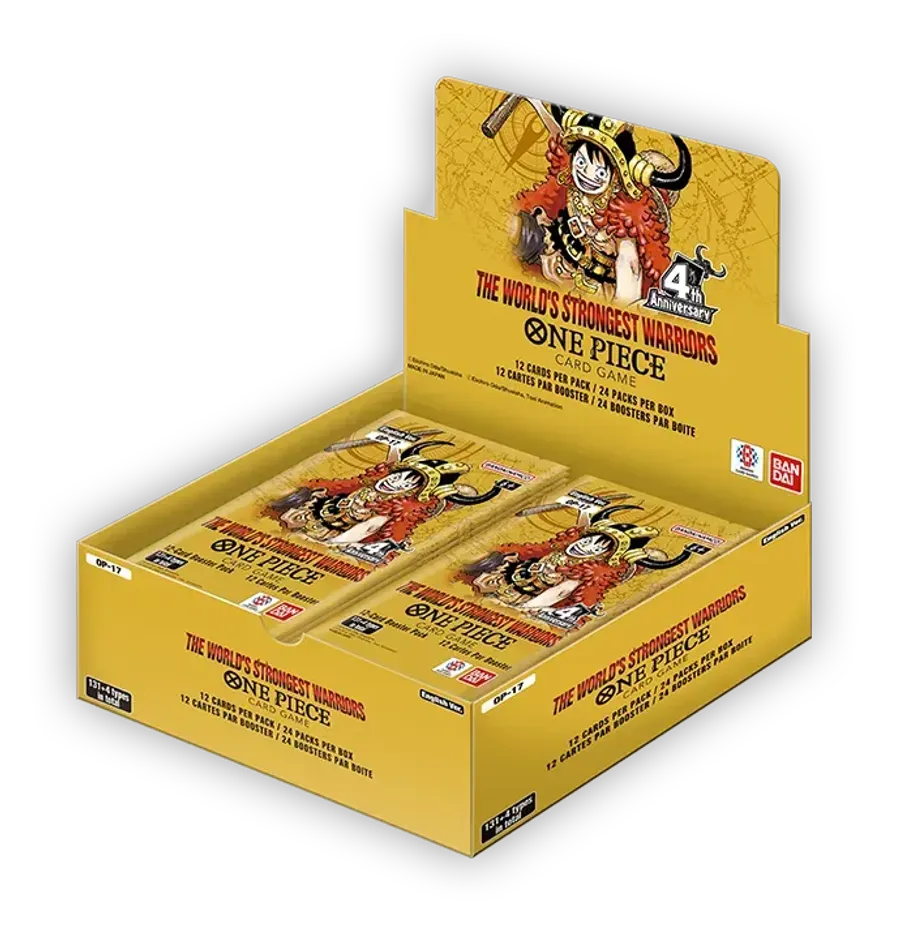 One Piece Card Game OP-17 The World's Strongest Warriors – Booster Box Case