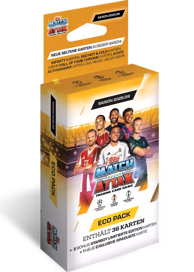 Topps Match Attax UEFA Club Competitions 2026/27 – Eco Pack