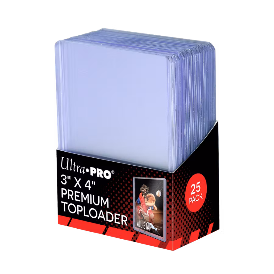 Ultra Pro Premium Toploader 3x4 – 25-pack