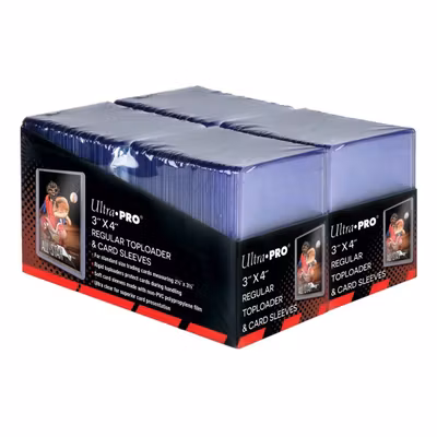 Ultra Pro Regular Toploader & Card Sleeves 3x4 – 200 delar