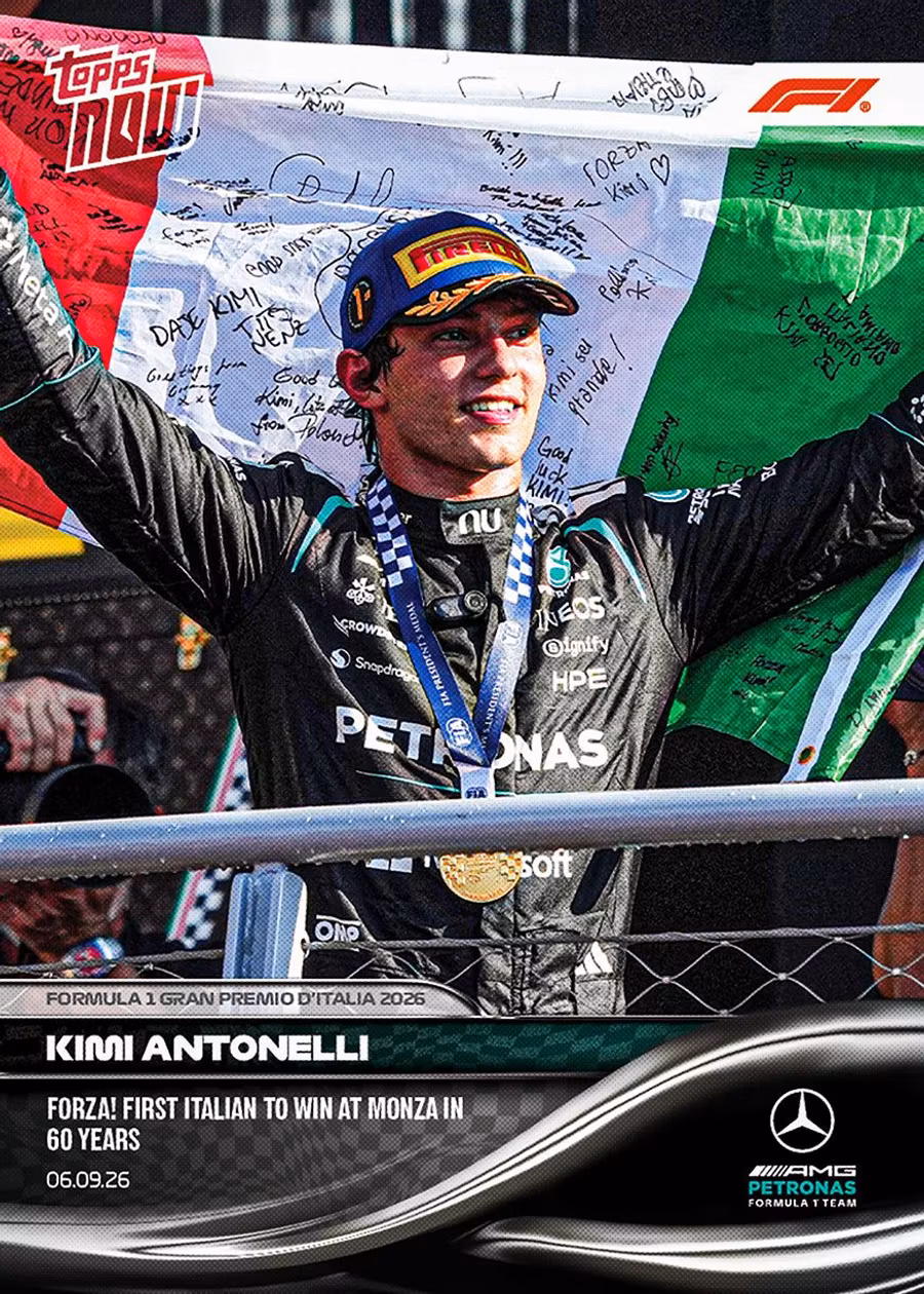 Kimi Antonelli – 2026 Formula 1 Topps NOW Card 57