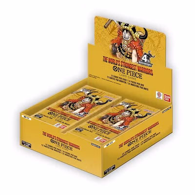 One Piece Card Game OP-17 The World's Strongest Warriors – Booster Display