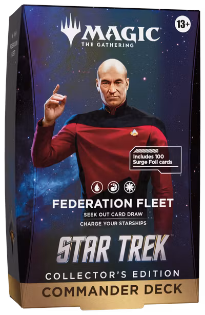 Commander: Star Trek: "Federation Fleet" Commander Deck: Collector's Edition