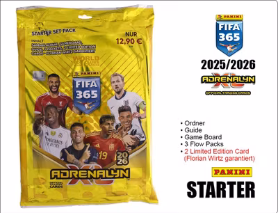 Panini FIFA 365 Adrenalyn XL 2026 – Starter Set (tysk utgåva)