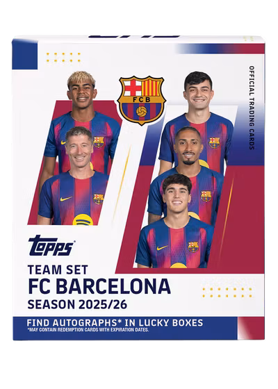2025-26 Topps FC Barcelona Team Set Soccer Collection – Collection