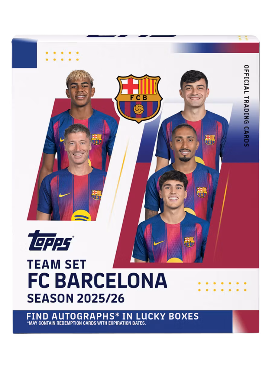 2025-26 Topps FC Barcelona Team Set Soccer Collection – Collection