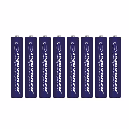Esperanza AAA / LR03-batterier – 8-pack