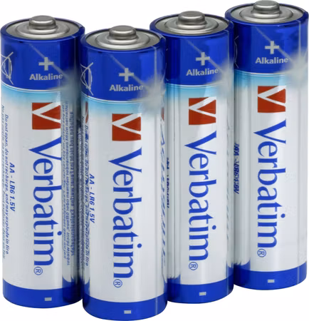 Verbatim AA / LR6-batterier – 4-pack, 1,5V