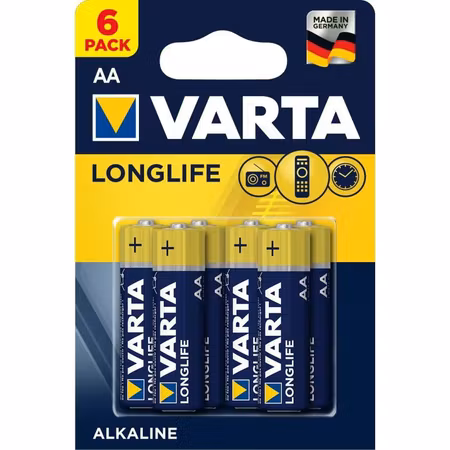 Varta Longlife AA / LR6-batterier – 6-pack