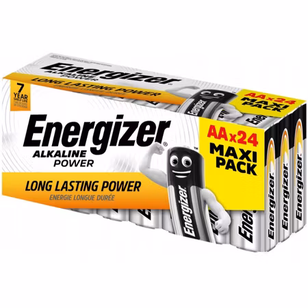 Energizer Alkaline Power AA / LR6 – 24-pack Maxi Pack