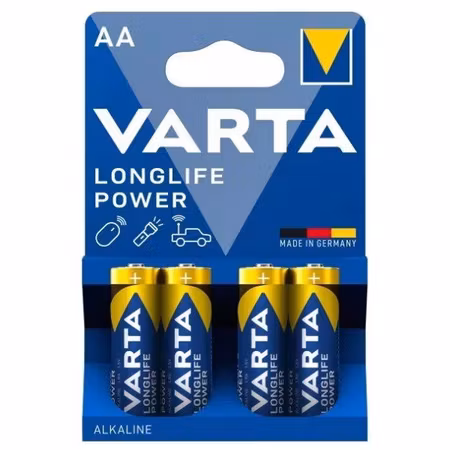 Varta Longlife Power AA / LR6-batterier – 4-pack