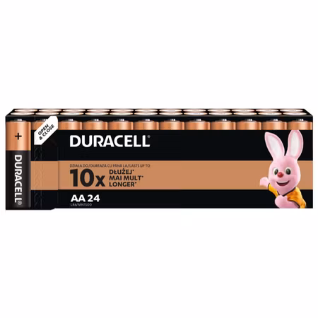 Duracell Basic AA / LR6-batterier – 24-pack