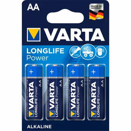 Varta Longlife Power AA / LR6-batterier – 4-pack