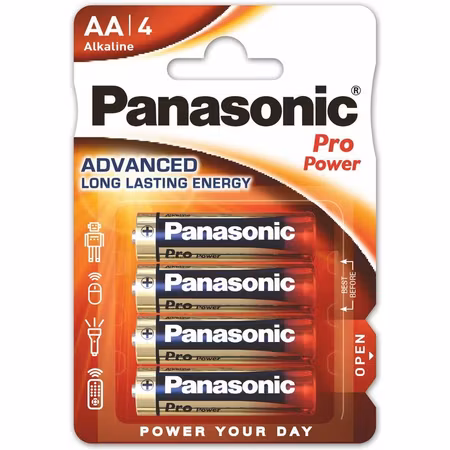 Panasonic PRO Power AA / LR6-batterier – 4-pack