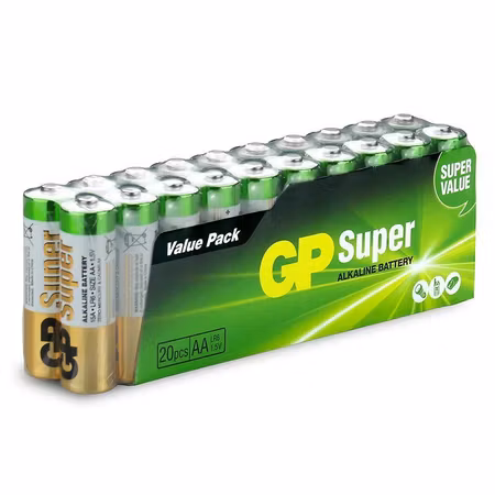 GP Super AA / LR6-batterier – 20-pack