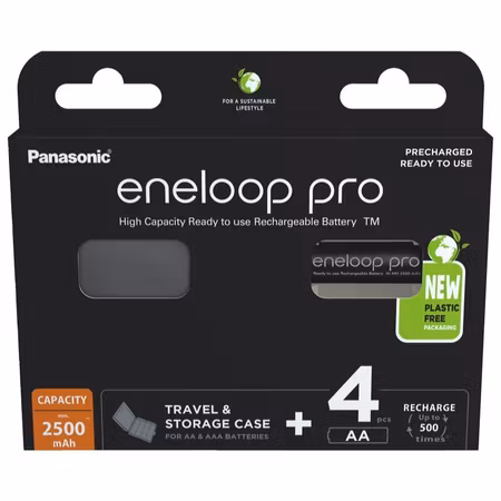 Panasonic Eneloop Pro AA / HR6 2500 mAh – 4-pack