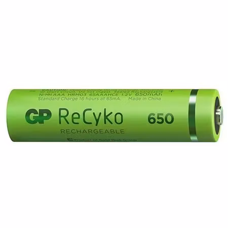 GP ReCyko AAA / HR03 650 mAh – 2-pack uppladdningsbara